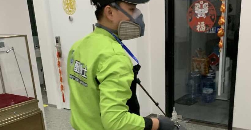 晴隆招商银行除甲醛现场